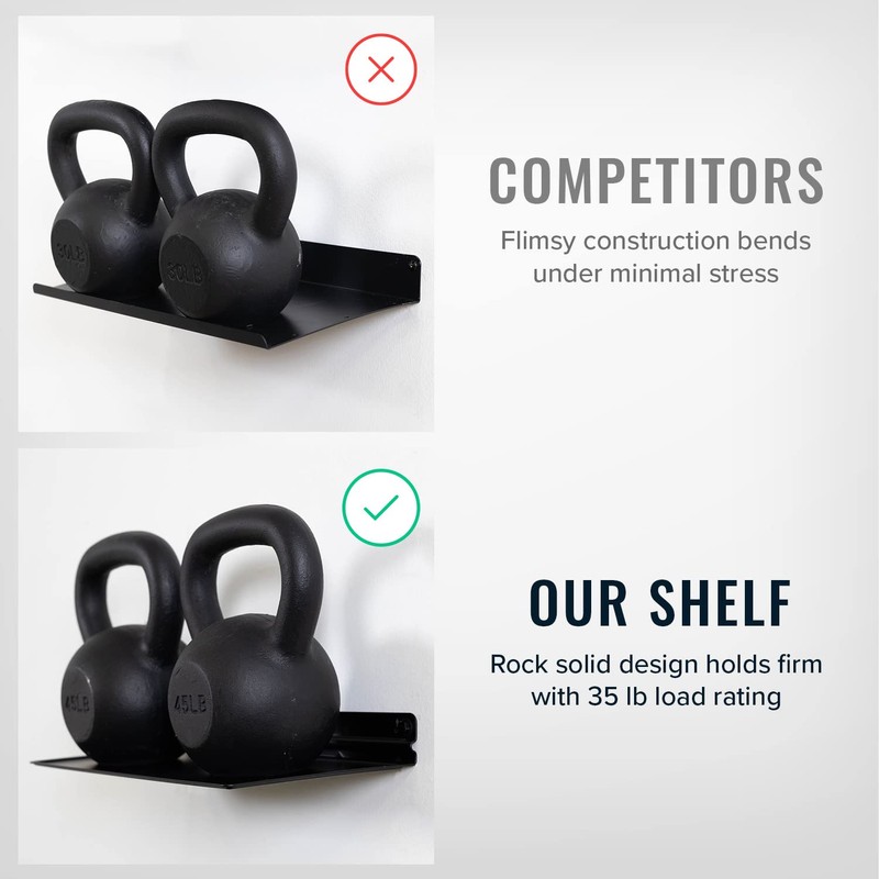 StoreYourBoard Electric Drill Storage Rack Shelf, Holds 4 Drills, Hanging