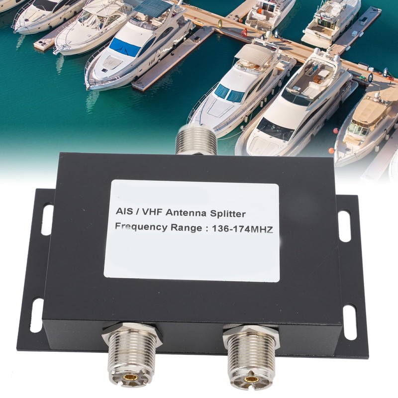 2-Way VHF AIS Antenna Splitter 136 to 174MHz 100W Power