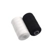 Sewing Machine Threads - Black and White Sewing Threads |