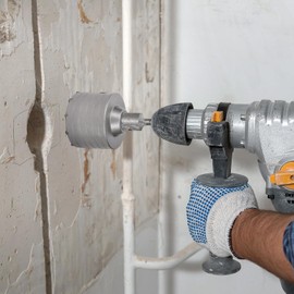 SDS Plus Extension SDS Plus Extension Shaft 10Pcs Concrete Drill Bit Kit Concrete Drill Bit Hard Alloy Concrete Drill Bit Wall Hole Opener for Concrete Drill Bit Concrete Saw Drill