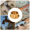 3Pack Garden Hose End Caps, 3/4" GHT Male Brass Pipe