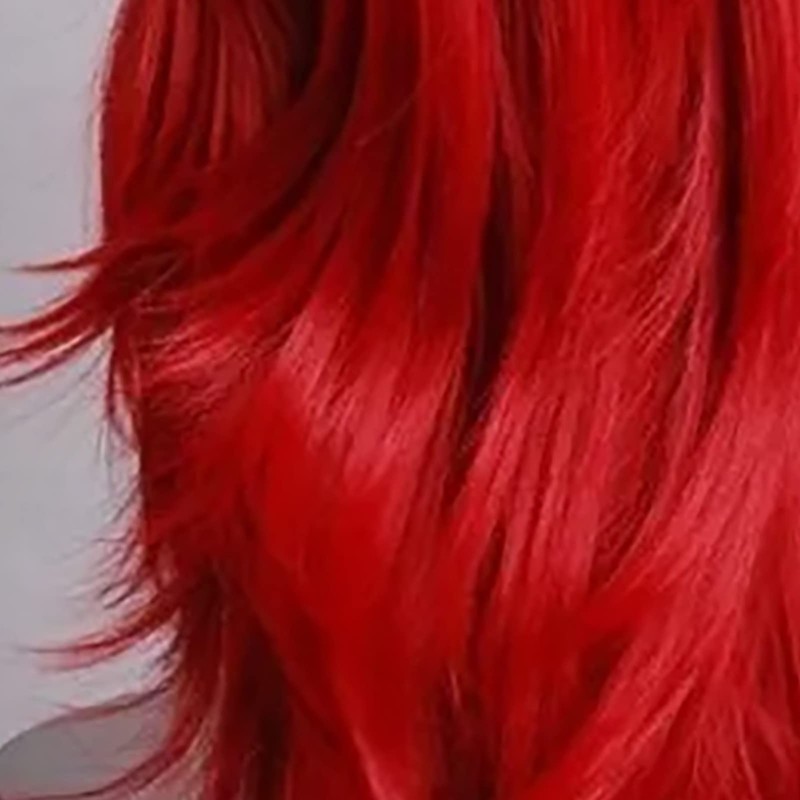 Peluca Roja Larga y Rizada, Peluca Roja para Mujer, Cabello