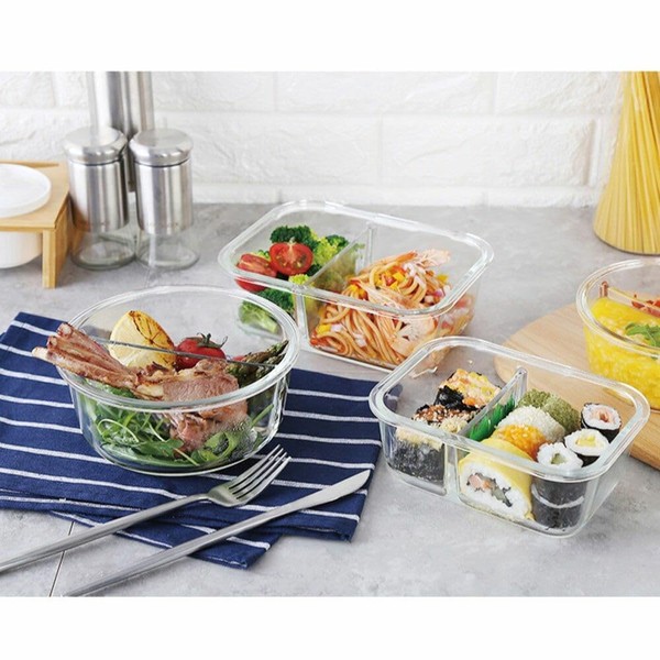 Lock & Lock Frischhaltedose aus Glas mikrowellengeeignet - Oven Glass