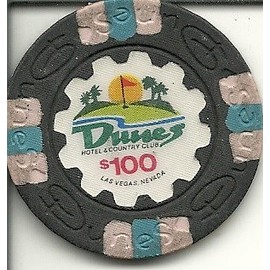 $100 dunes vintage rare las vegas casino chip