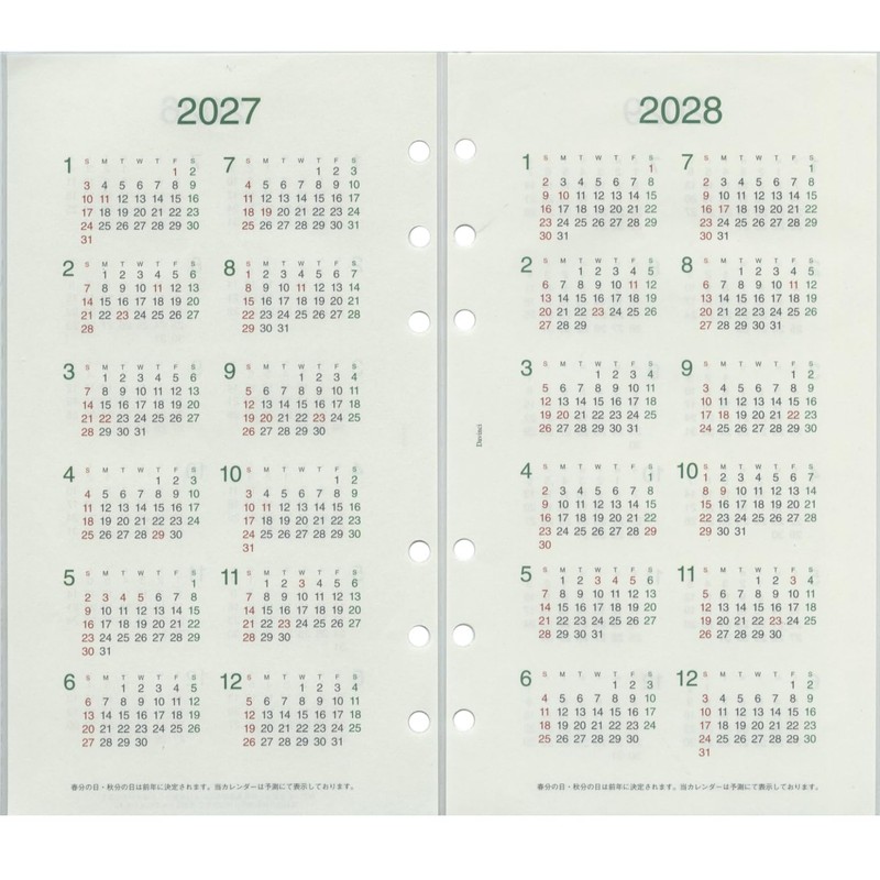 Raymay Fujii Da Vinci 4 Year Calendar (2026-2029) DR2625 Dated