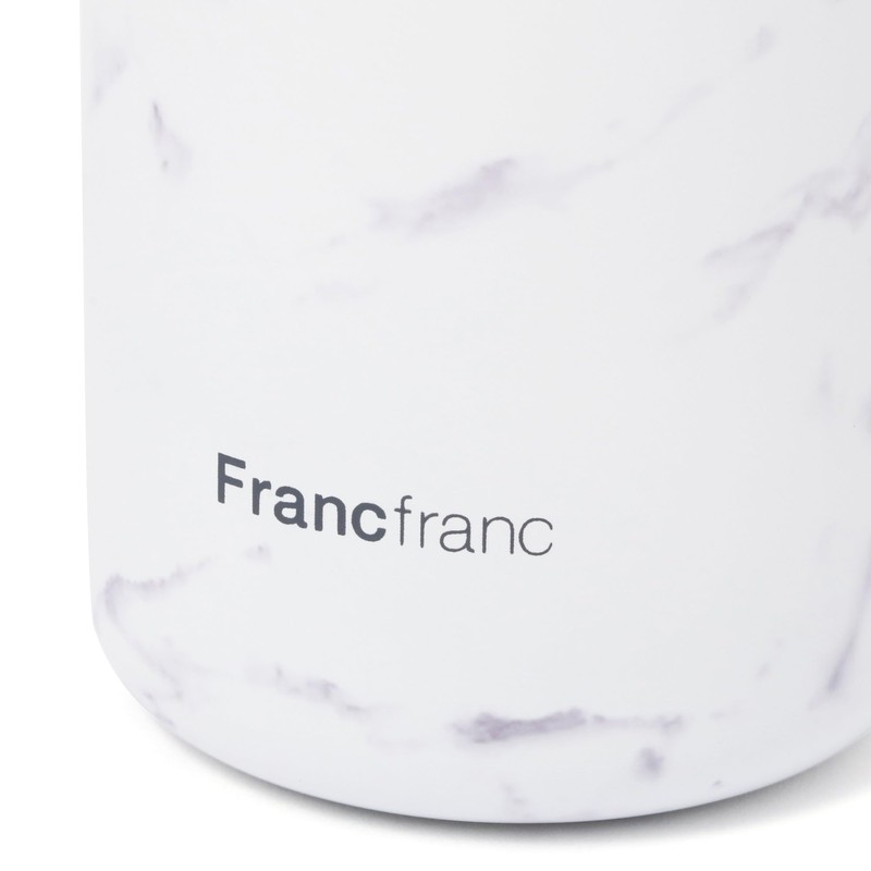 Francfranc One Touch Stainless Steel Bottle, 11.8 fl oz (350