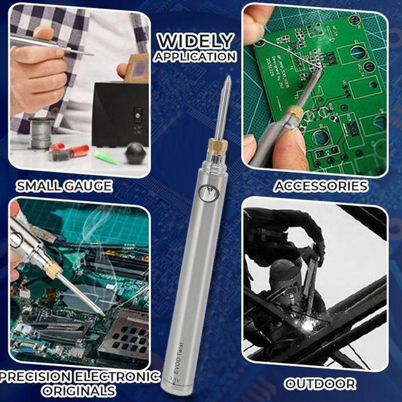 Wireless Charging Welding Pen Rechargeable Soldering Iron Tip Tool with