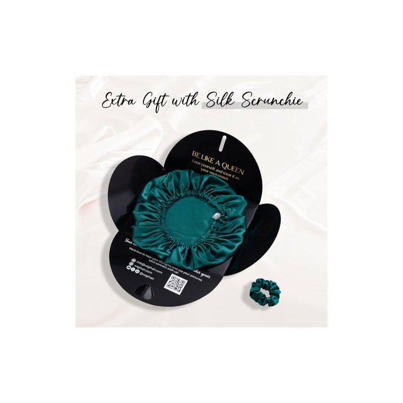 Gorro Seda 100 Morera Coletero Regalo Mujer Dormir Ducha Cuidado