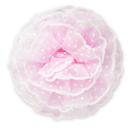 Expo International Polka Dot Carnation Brooch and Hairclip | Pink