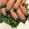 St. Patrick's Day Press on Nails Short Square Fake Nails