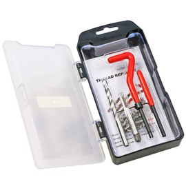 BestsQ Thread Repair Kit, M6 x 1.0mm Metric Thread Repair Insert Kit Compatible Hand Tool Set for Auto Repairing (M6-1.0)