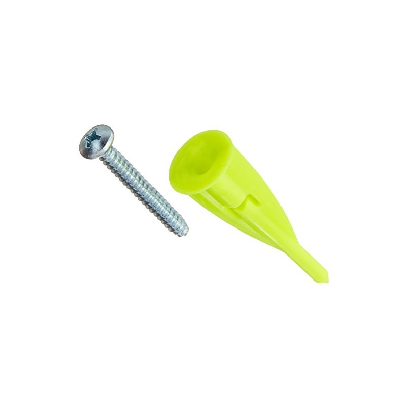 Wallclaw Anchors Hammer-in Drywall Anchor with Screws 1/2" 125 Lb.,