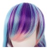 Mapofbeauty Peluca Multicolor Ondulada 100 % Fibra De Kanekalon 70