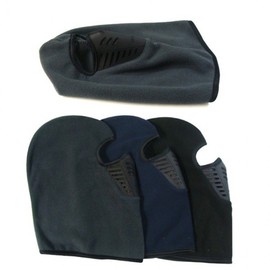 Neck Warmer (Balaclava/Face Mask Style) / Cold Protection / Plain / Scarf / Neck Gaiter Black 2ea