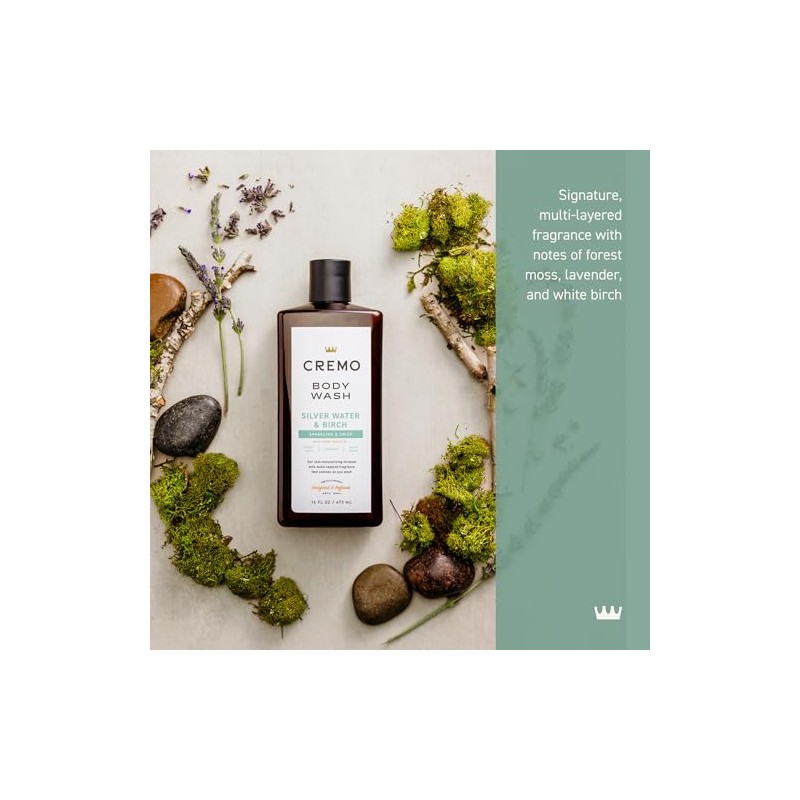 Cremo Body Wash Men, A Revitalizing Combination of Glacier-Fed Streams