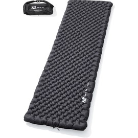 WAQ Ultra Light AirMat, Outdoor, 2.8 inches (7 cm), R-Value 2.7 inches (6.8 cm), R-Value 2.7 inches (7.0 cm), Ultra Lightweight, Compact, Camping, Mountain Climbing, Easy Storage, Includes Air Bag,