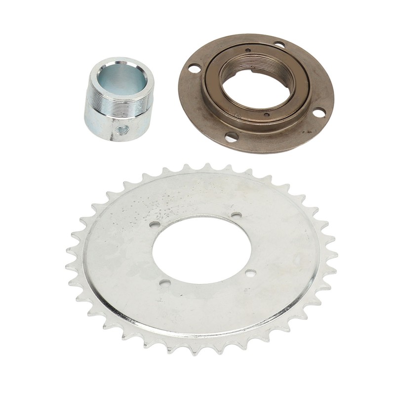 410 Sprocket Toothless Flywheel Kit with Silver Adapter Steel Light