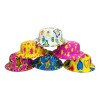 36 Sombrero Bombin Neon Plastico Fiesta Boda Evento Batucada Color