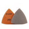 Z-LEAP Diamond Triangular Sanding Polishing Pads for Oscillating Tools Sandpaper