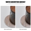 6Pcs Drink Coasters with Holder, Marble Style Ceramic Drink Coaster,
