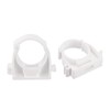 sourcing map PPR Water Hose Fittings Pipe Holder with Lock for Water Supply 25 mm Diameter Pack of 12 White