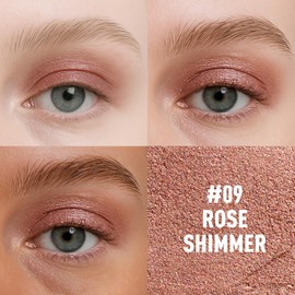 FV Shimmer Cream Eyeshadow Stick - Highly Pigmented, Wrinkle-Free, Long-Lasting, Waterproof with Shimmer Effect, Rose Shimmer (09 Rose Shimmer)