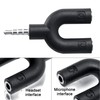 SaiTech IT 3.5mm Headphone Y Splitter Adapter Microphone Splitter Pole