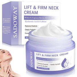 Crema para Cuello: Crema Reafirmante Para El Cuello - Reduce las Arrugas y Líneas de Expresión, Reafirma y Levanta la Piel Flácida, Crema Hidratante para el Cuidado de la Piel (1)