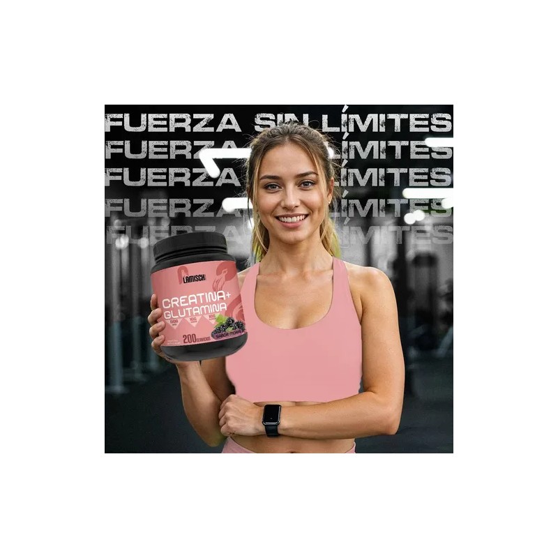 Suplemento Creatina Glutamina Flamish 1kg 50 Servicios