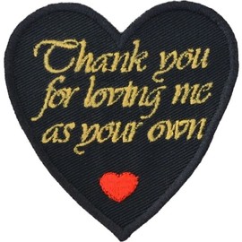 Stepdad Gifts from Daughter Wedding Tie Patch Bonus Dad Label Foster Parent Gift Thank you for Loving Me as Your Own