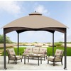 SCOCANOPY Light Beige Replacement Top for Lowe's Allen Roth 10X12