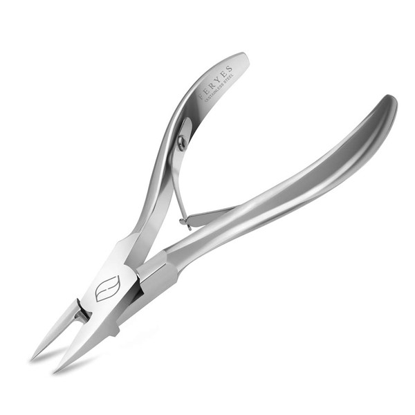 FERYES Toenail Clippers Straight Blade for Thick Toenails, Nail Clippers for Thick and Ingrown Nails - High Temperature Forging Stainless Steel Toe Nail Tools