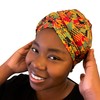 SWIG Swim Turban - Chic Dashiki Kente, Waterproof Non-Slip Snug,