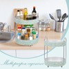 Honeydak 360 Rotating Perfume Organizer Rhinestone Bathroom Counter Organizer Makeup