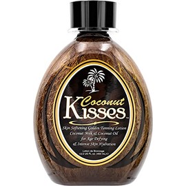 Ed Hardy Coconut Kisses Golden Tanning Lotion Cruelty Free, Gluten Free, Mineral Oil Free, DHA Free for All skin type,13.5 oz