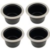 ISURE MARINE 4Pcs Cup Holder Insert Plastic Universal Drop in