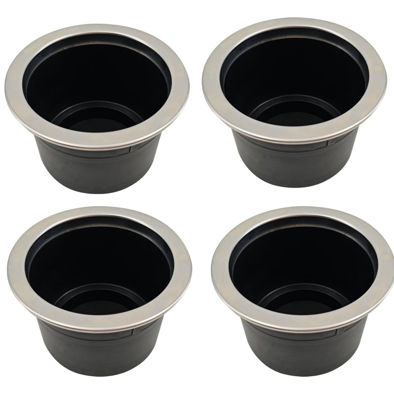 ISURE MARINE 4Pcs Cup Holder Insert Plastic Universal Drop in