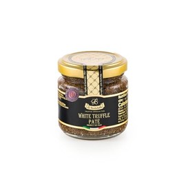 La Rustichella - 100% KOSHER White Truffle Patè - Certified Kosher Recipe - 100% Made in Italy | Vegan, Gluten-Free, Cholesterol-Free (3.17 oz | 90 gr)