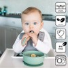 Bazzle Baby Anchor Silicone Suction Plate and Mat, BPA Free,
