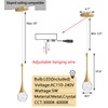 cenzoz Modern Pendant Lights for Kitchen Island LED Dimmable Crystal