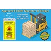 Approved Forklift Operator Badges - PVC Plastic (Custom Printed with