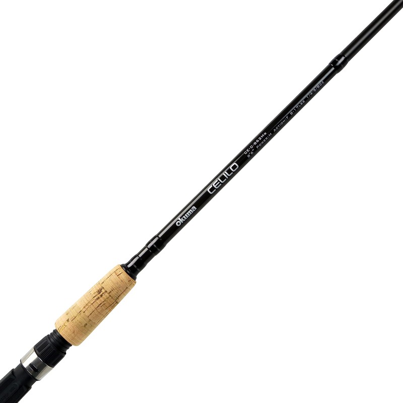 Okuma Celilo Salmon and Steelhead Lightweight Graphite Rods, CE-C-762Hb, Black