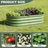 Galvanized Raised Garden Bed- Planter Garden Boxes Outdoor, Raised Beds