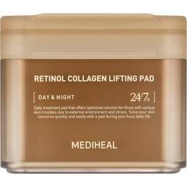Mediheal Retinol Collagen Elasticity Pad 180ml, 100 sheets, 1 piece / 메디힐 레티놀 콜라겐 탄력 패드 180ml, 100매입, 1개