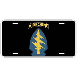 Airborne Special Forces Novelty Car License Plate