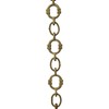 RCH Hardware CH-17-AB-3 Decorative Antique Solid Brass Chain for Hanging,