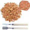 Woohome 150 PCS Mini Red Wall Bricks, 1:16 Mini Bricks