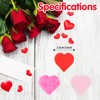 CCINEE 6000pcs Heart Paper Confetti,Valenitine's Dday Heart Tissue Paper Confetti