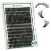 Kiyoulash 키요울래쉬 클러스터 3D 이펙트 속눈썹 280pcs 80D Curl 9-18MIX
