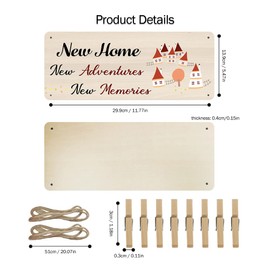 New Home Gifts,Gifts for Home,Housewarming Gifts for New Home,Home Decor Gifts,1PCS Engraved Plaques,House Accessories for Home,New Home Gift,House Warming Gifts,Housewarming Gift,New Home Plaque